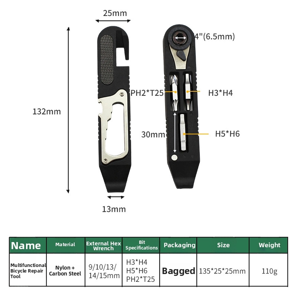 Bike Tool Kit Made of Carbon S - Cycling Commuting ulasan dan harga