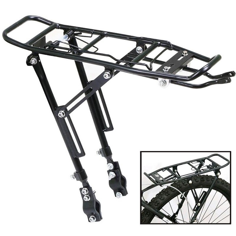 1PC Alloy Rear Bicycle  Rack C - Cycling Commuter Bag ulasan dan harga