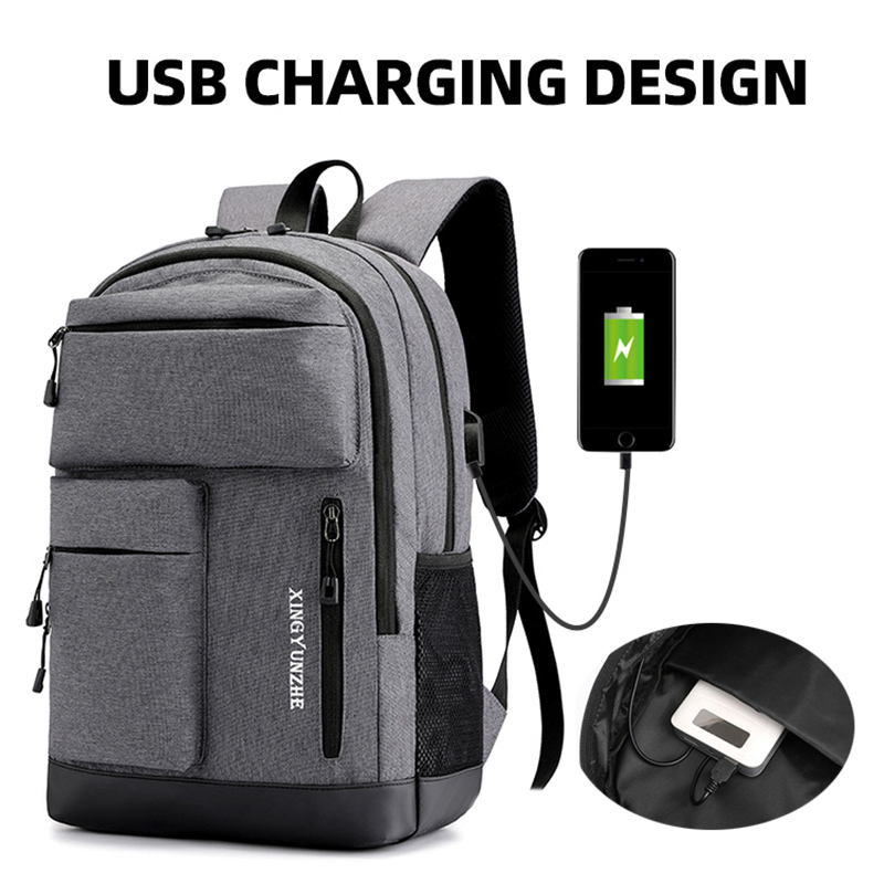 Men Women USB Charging Backpac - Cycling Commuter Backpack Laptop ulasan dan harga