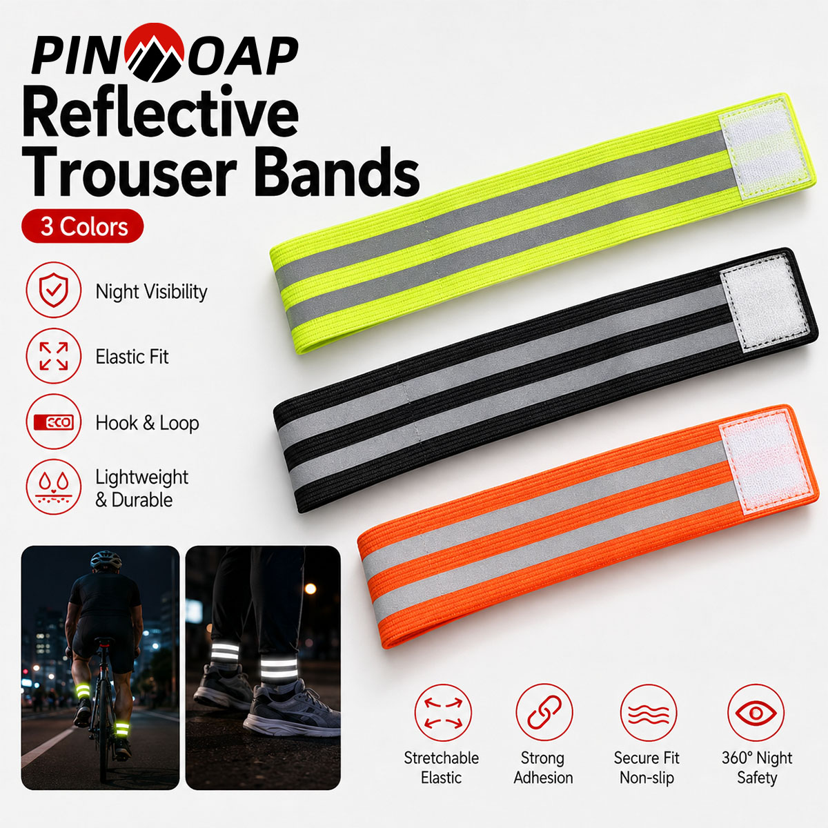 PINMOAP 1/2PCS Bike Pants Stra - Cycling Commute Pants ulasan dan harga