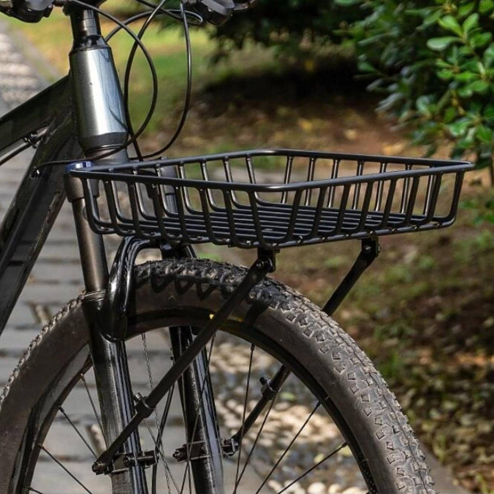 Aluminum Front Basket Lightwei - Cycling Commute Gear ulasan dan harga