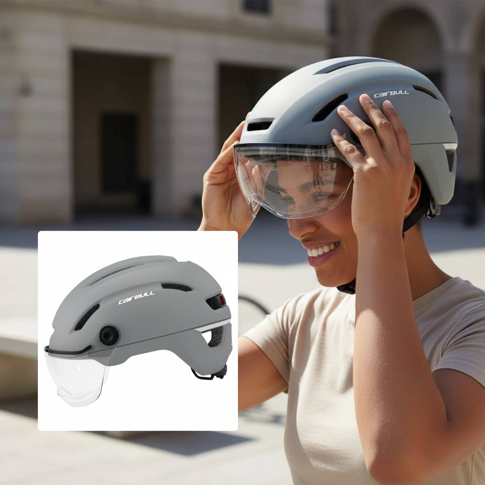 Electric Bicycle Commuter Helm - Cycling Commute Gear ulasan dan harga