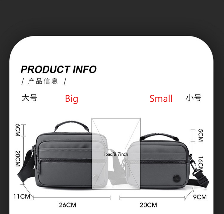 Lightweight Nylon Crossbody Ba - Cycling Commute Essentials ulasan dan harga