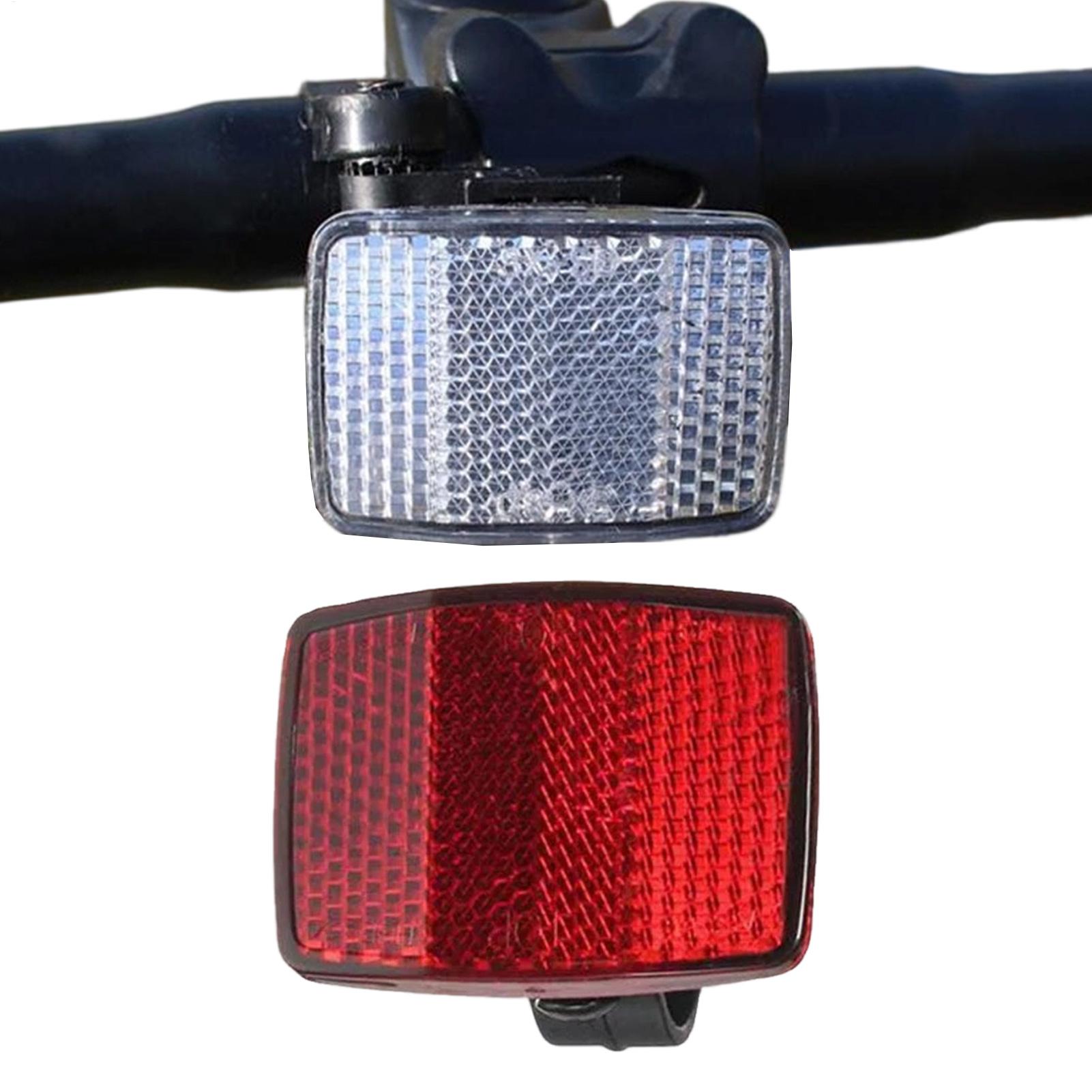 2 Pcs Bike Front Rear Reflecto - Cycling Commute Gear ulasan dan harga