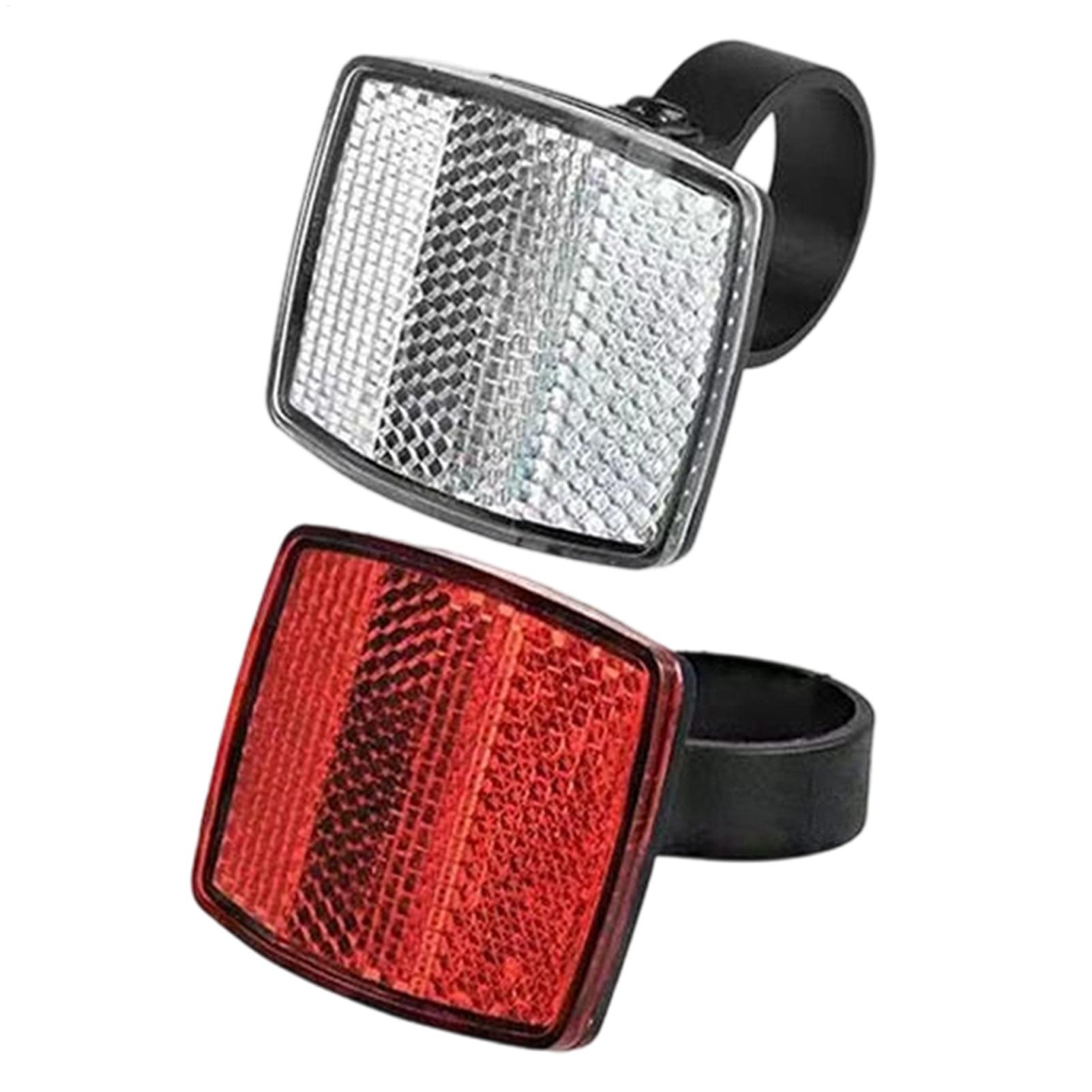2 Pcs Bike Front Rear Reflecto - Cycling Commute Gear ulasan dan harga