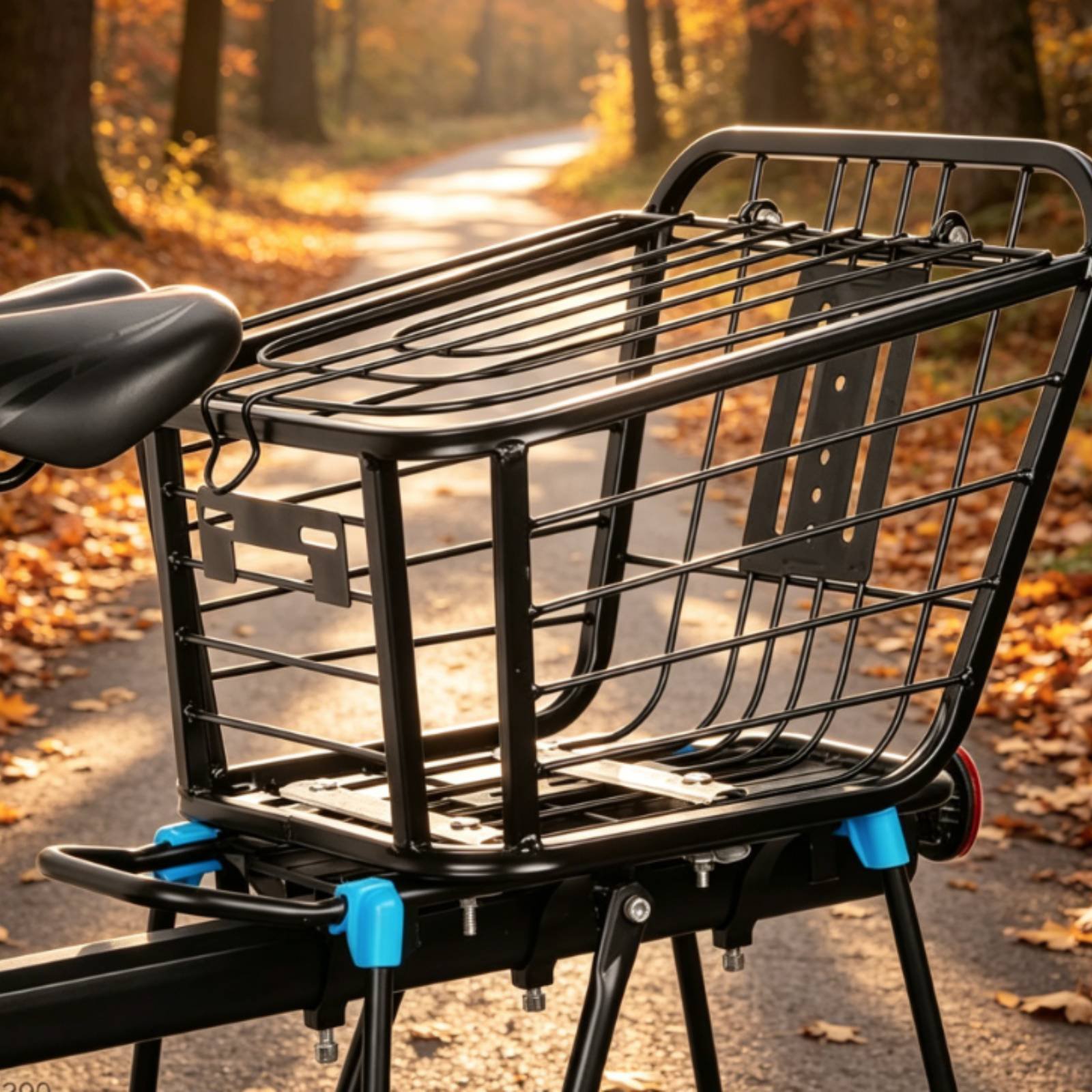 Folding Rear Bike Basket Folda - Cycling Commuting ulasan dan harga