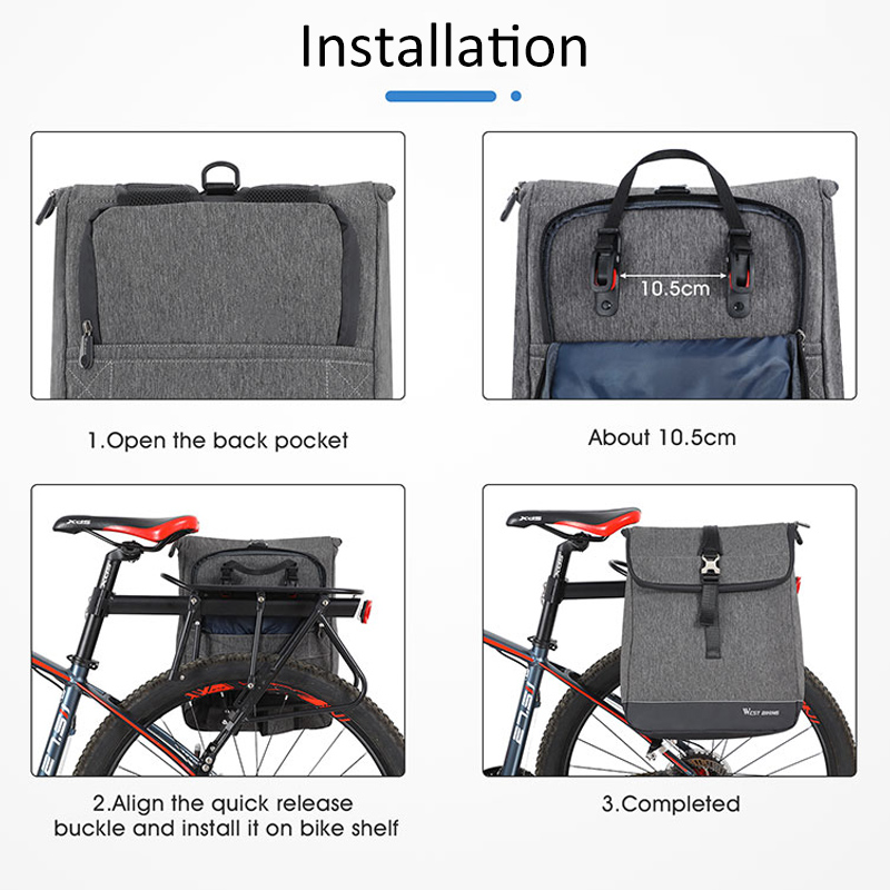 WEST BIKING Cycling Backpack W - Cycling Commuter Backpack Laptop ulasan dan harga