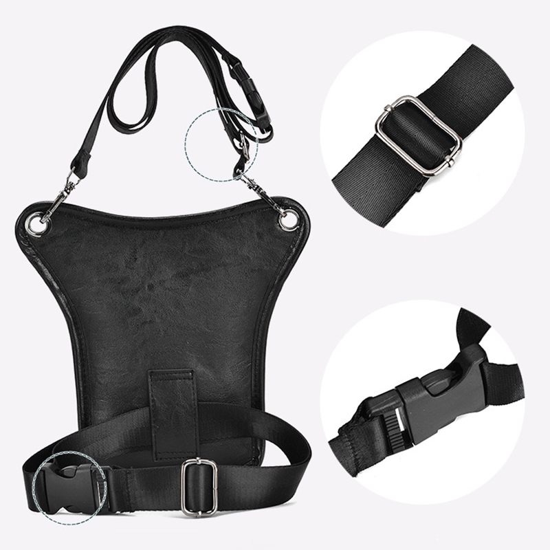 Vintage Pu Leather Waist Pack  - Cycling Commuter Bag ulasan dan harga