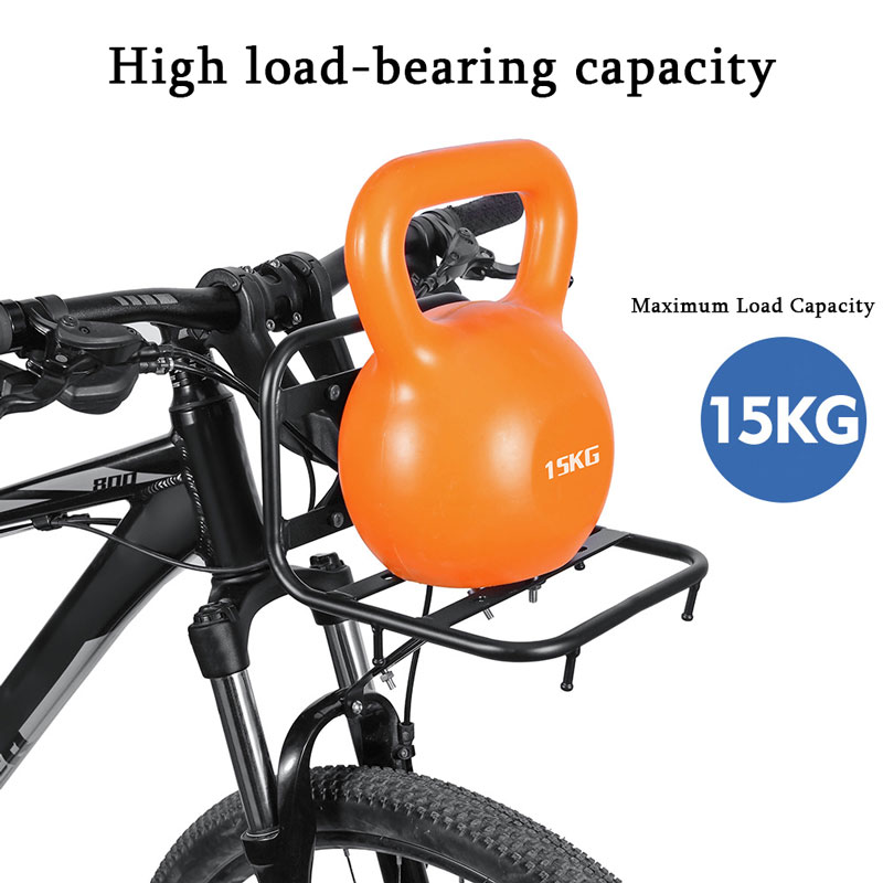 Bicycle Front Rack Aluminum Al - Cycling Commuter Bag ulasan dan harga